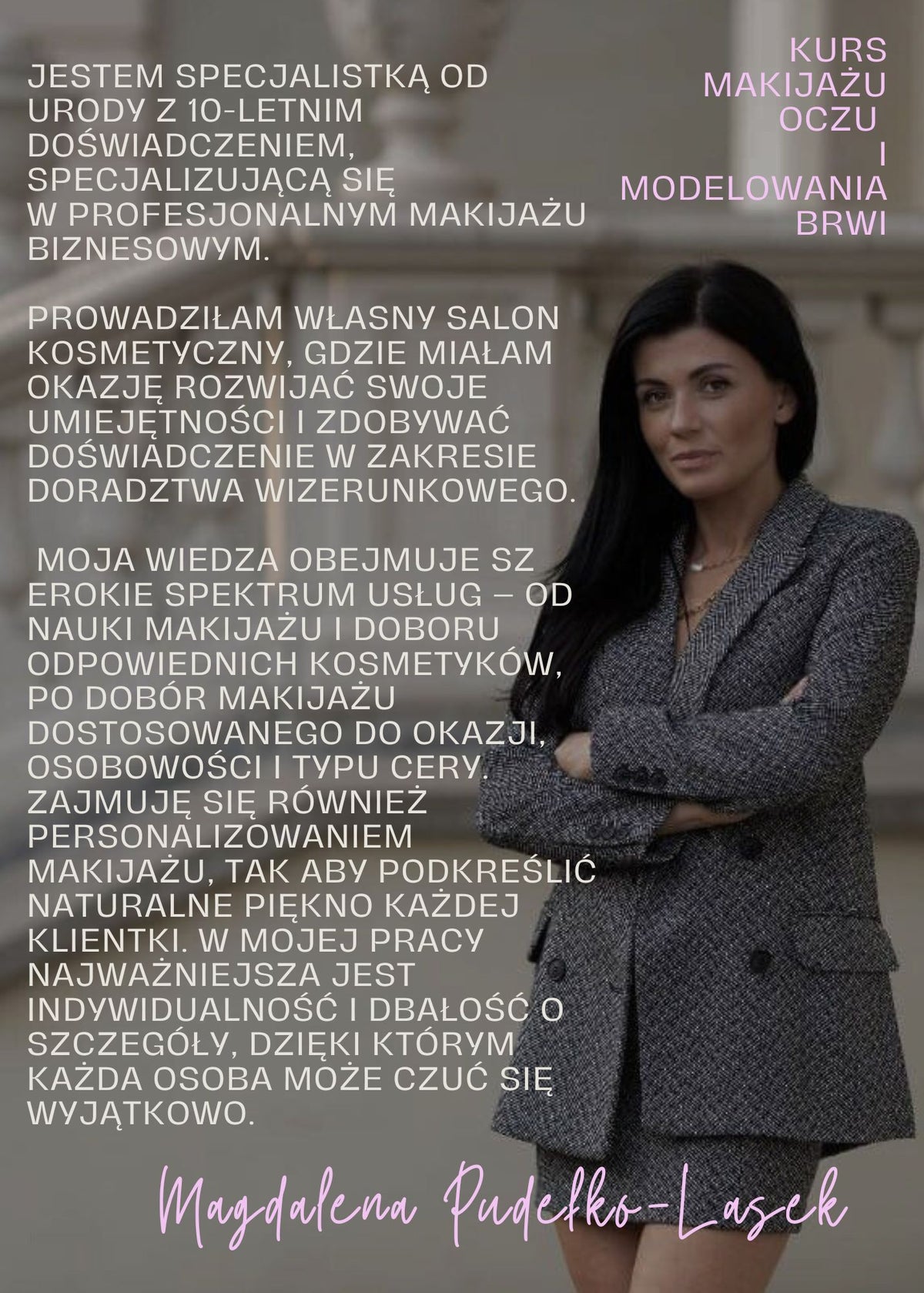 EVENT: Kurs makijażu oczy i modelowania brwi z Magdaleną Pudełko-Lasek w showroomie LAÏF