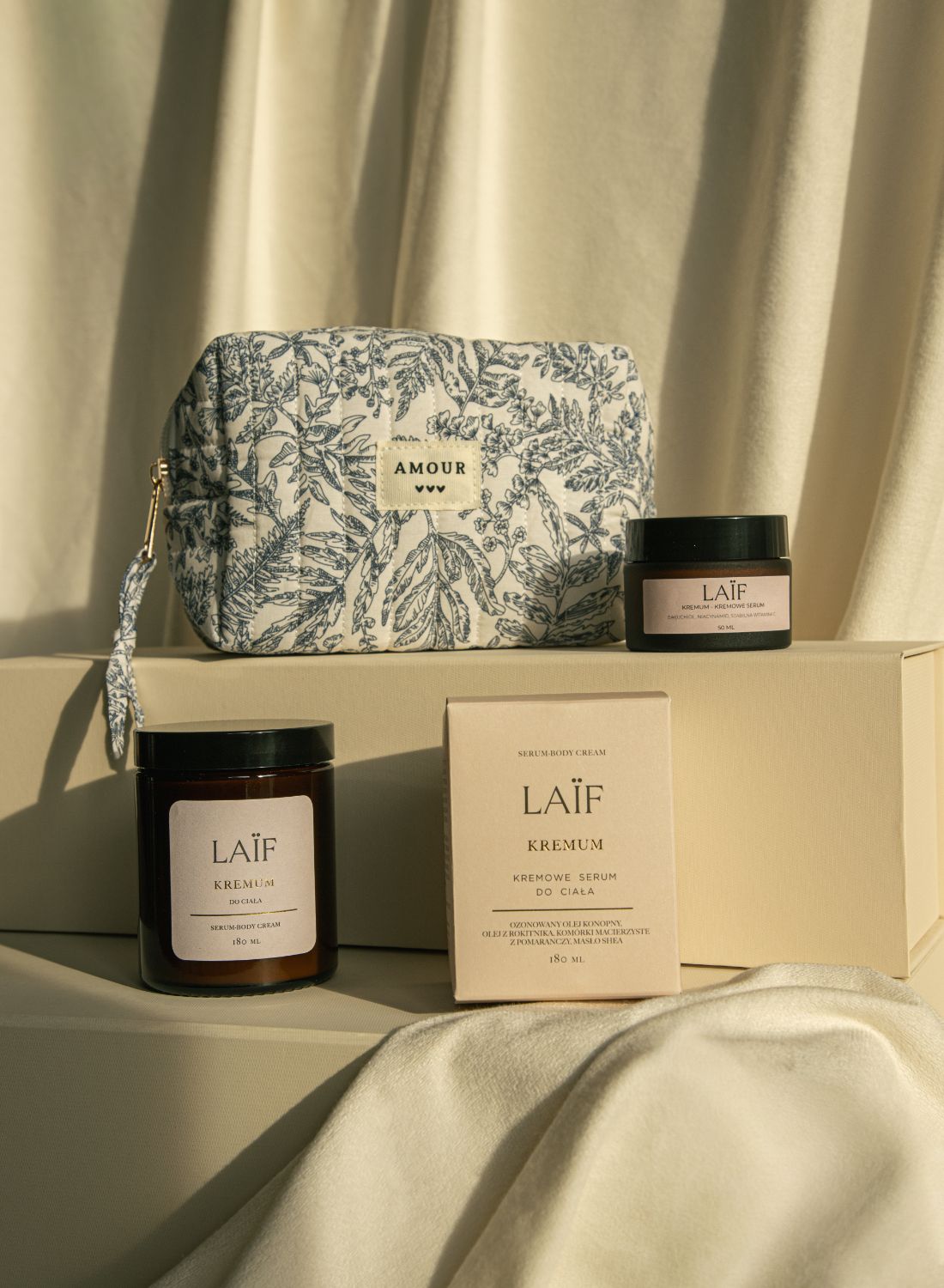 Kremum z olejem konopnym, kremowe serum do ciała - LAIF